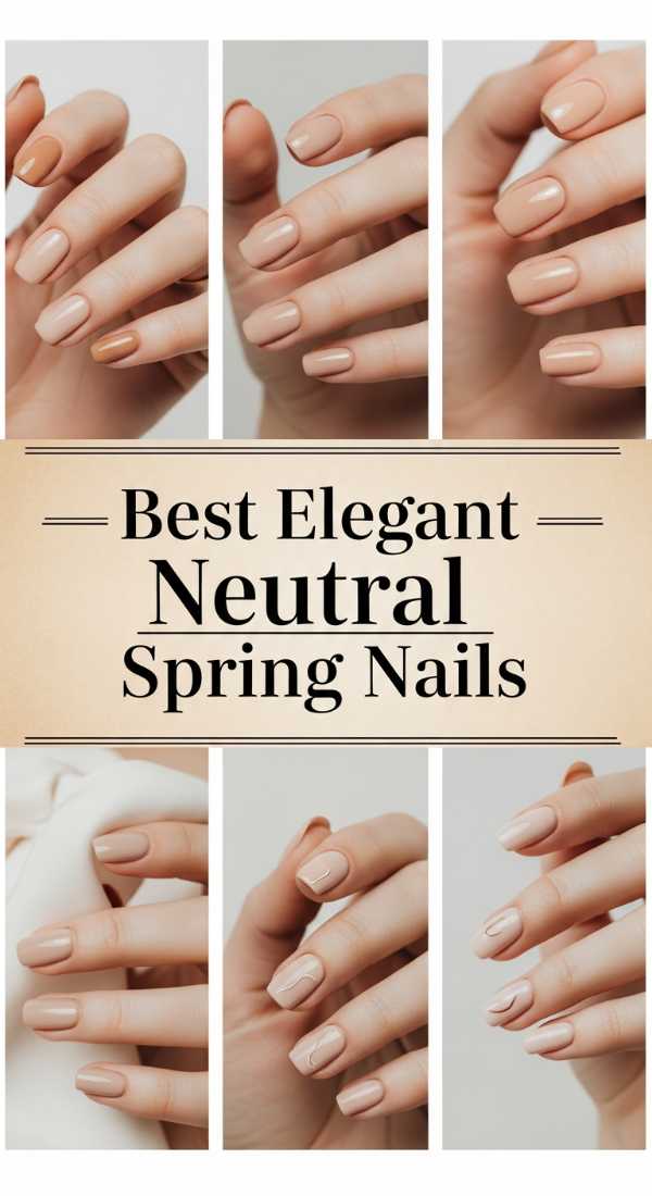 Best Elegant Neutral Spring Nails 69f24a8390666