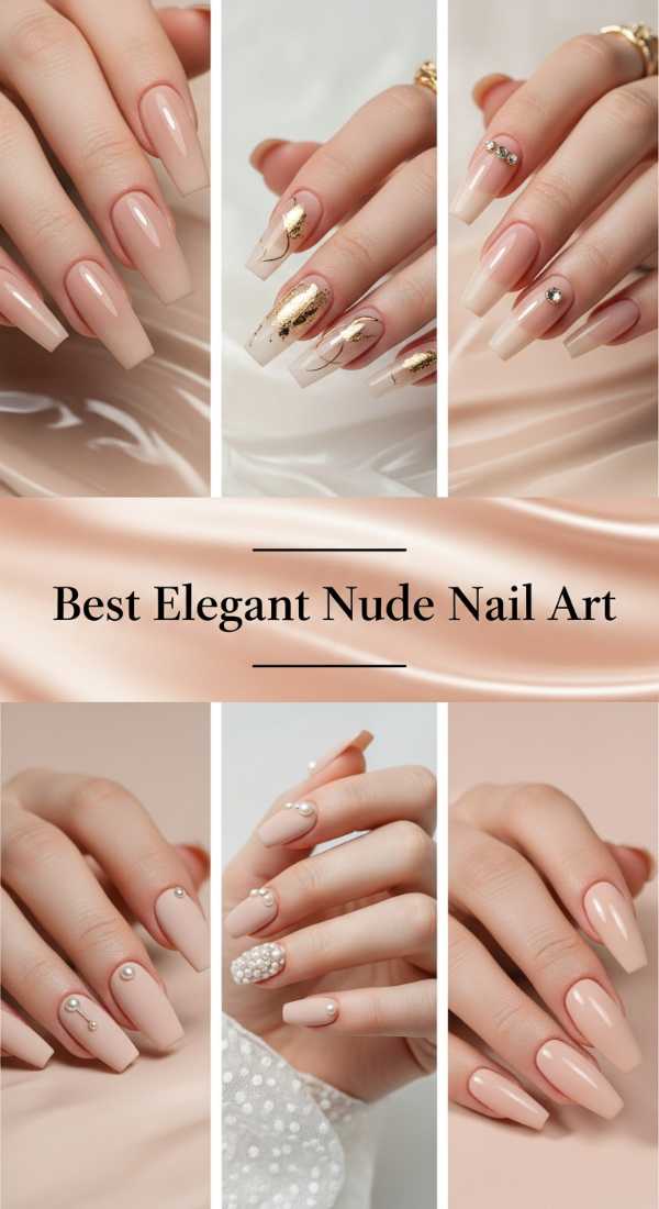 Best Elegant Nude Nail Art 69e72cb6210bb
