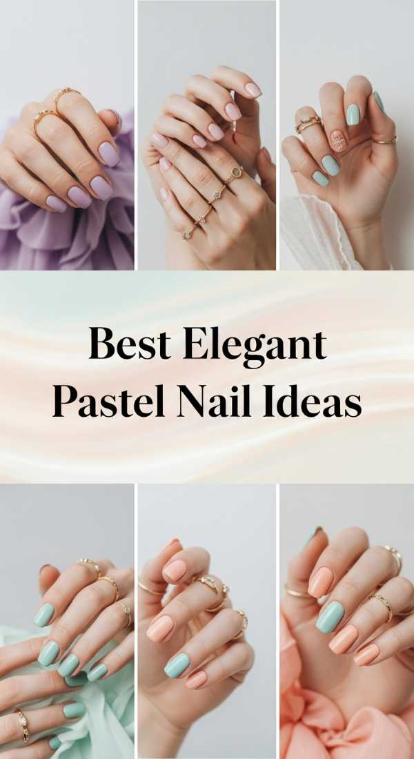 Best Elegant Pastel Nail Ideas 69de458185fbe