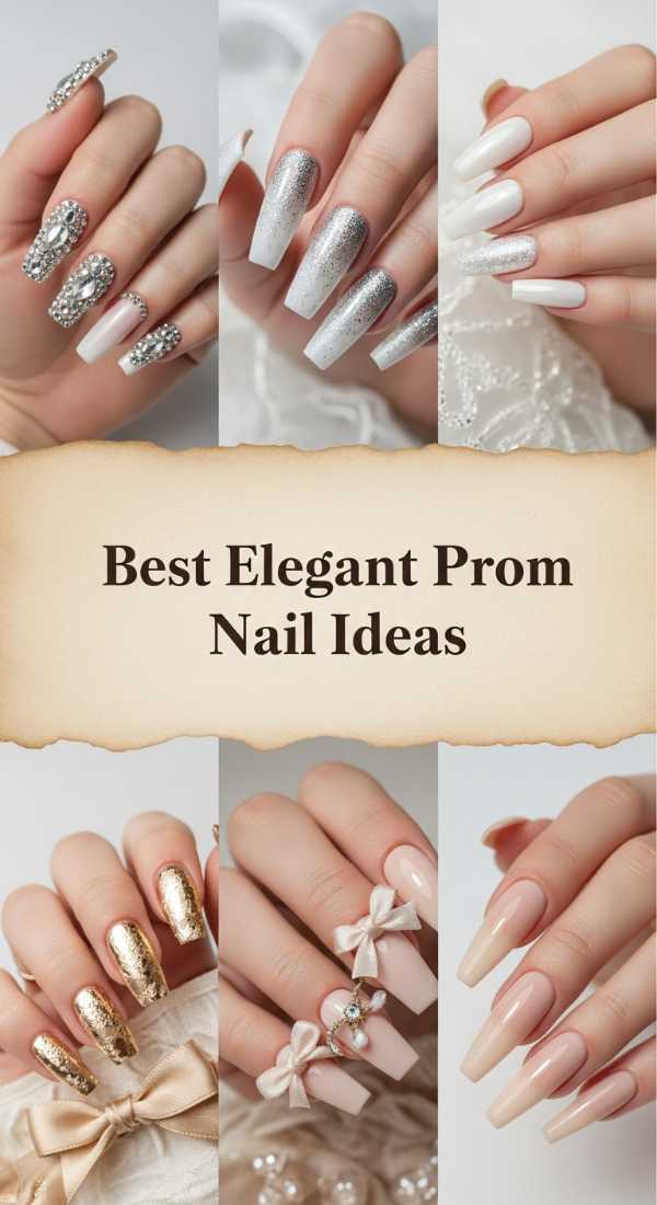 Best Elegant Prom Nail Ideas 69ecf89772be7