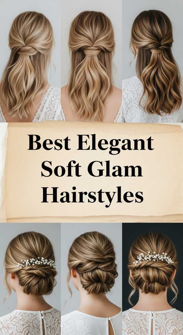 Best Elegant Soft Glam Hairstyles 69e33a100fa30