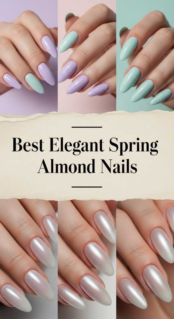 Best Elegant Spring Almond Nails 69e9cd0887421