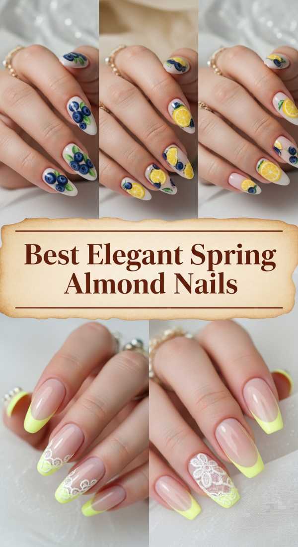 Best Elegant Spring Almond Nails 69ef3c818c66b