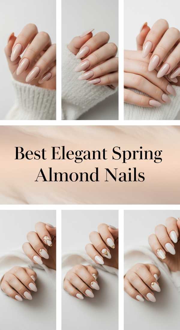 Best Elegant Spring Almond Nails 69f0cc5472f76
