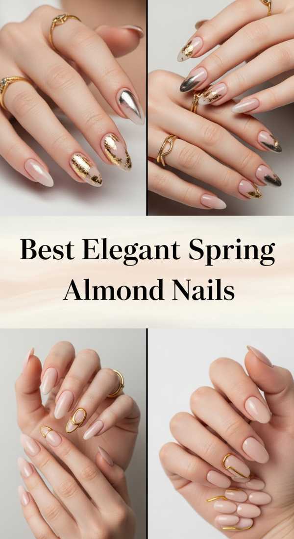 Best Elegant Spring Almond Nails 69f2495c8ae76