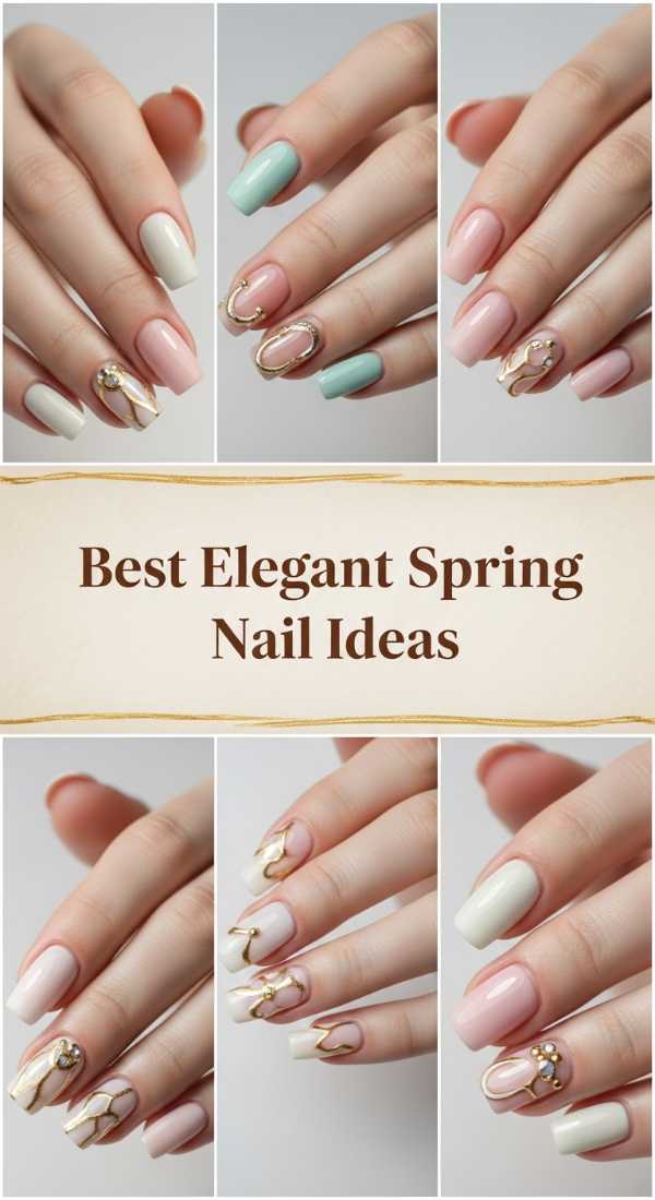 Best Elegant Spring Nail Ideas 69f32d52ac4ce