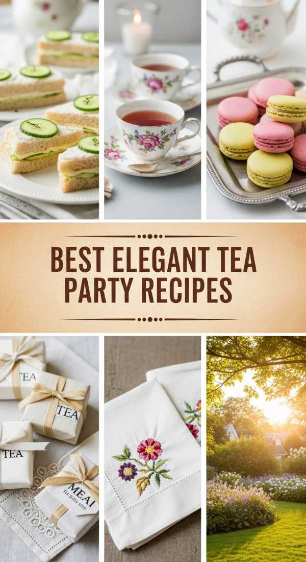 Best Elegant Tea Party Recipes 69df234c11201