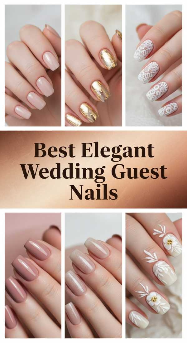 Best Elegant Wedding Guest Nails 69e757b05d9cb