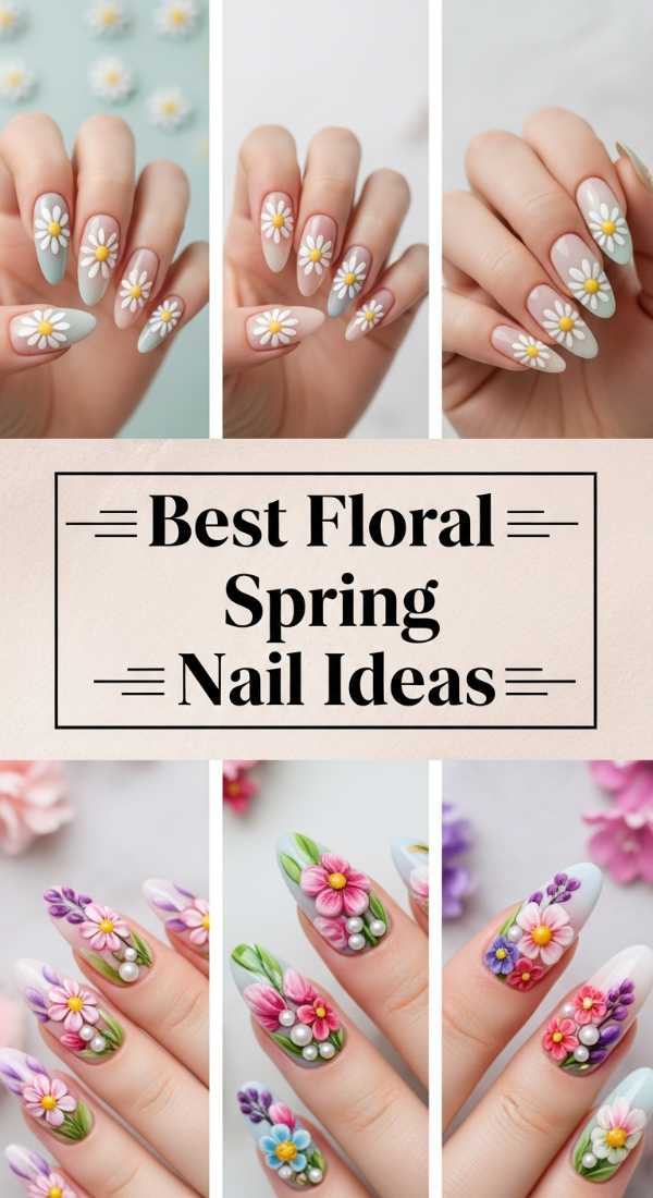 Best Floral Spring Nail Ideas 69df1ba4759d6