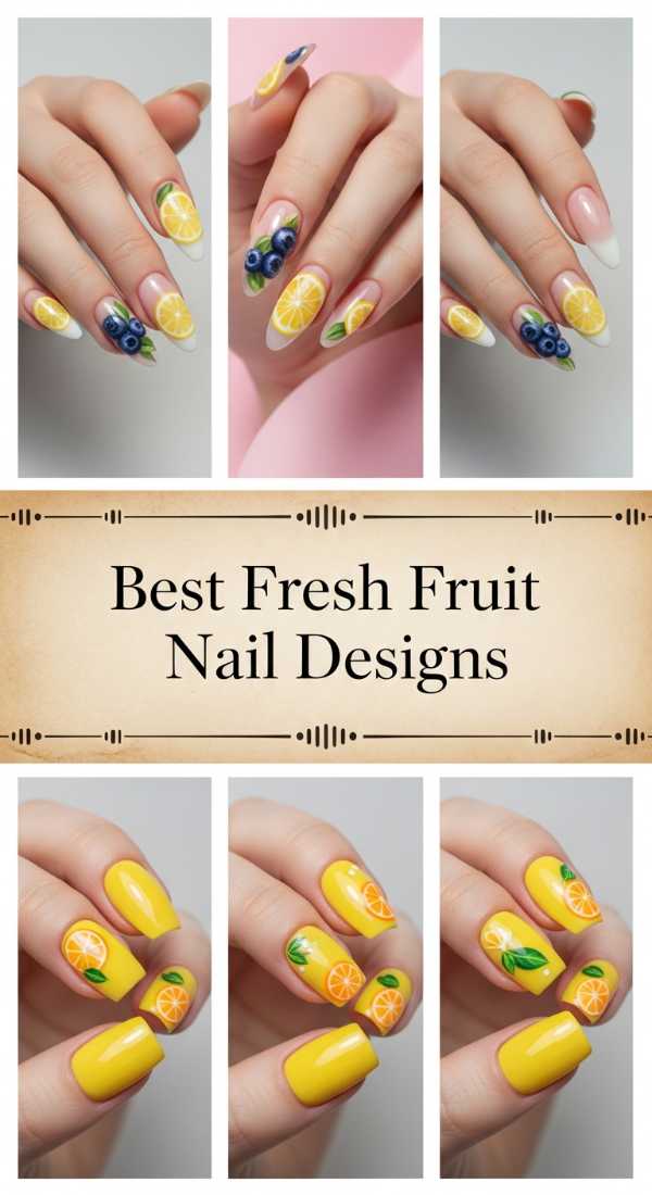 Best Fresh Fruit Nail Designs 69ee417f592b1