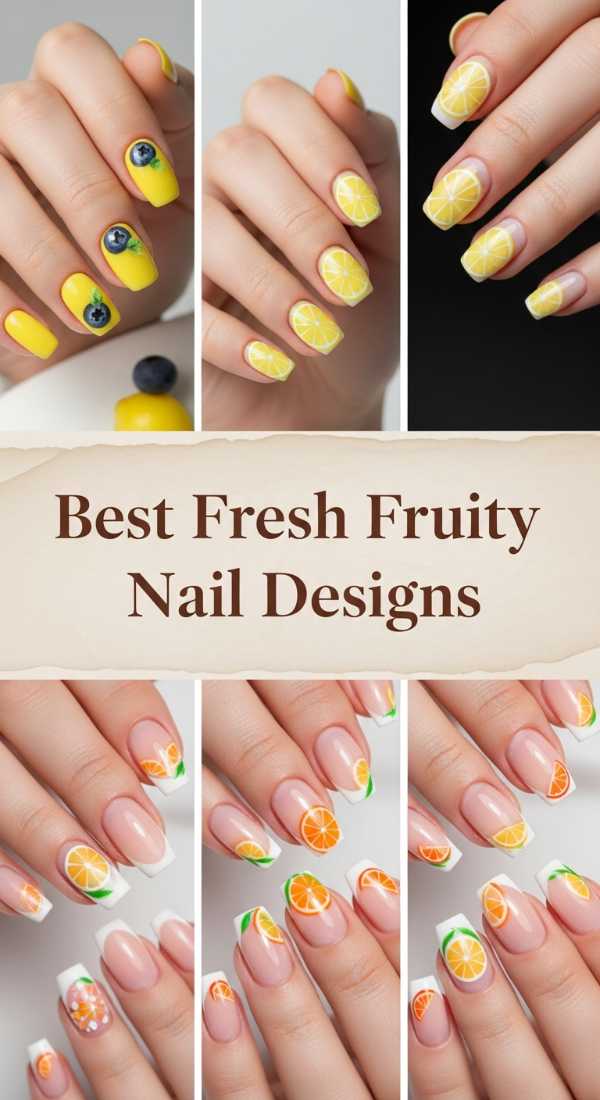 Best Fresh Fruity Nail Designs 69ee417c0819b