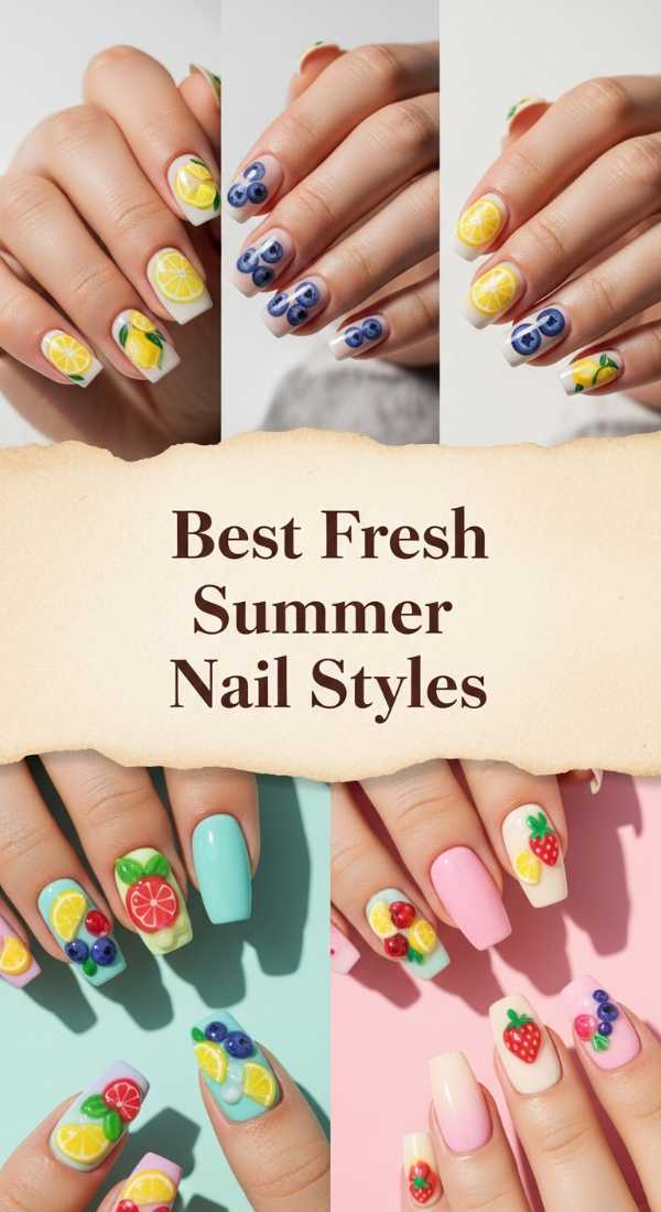 Best Fresh Summer Nail Styles 69e350eb2150a