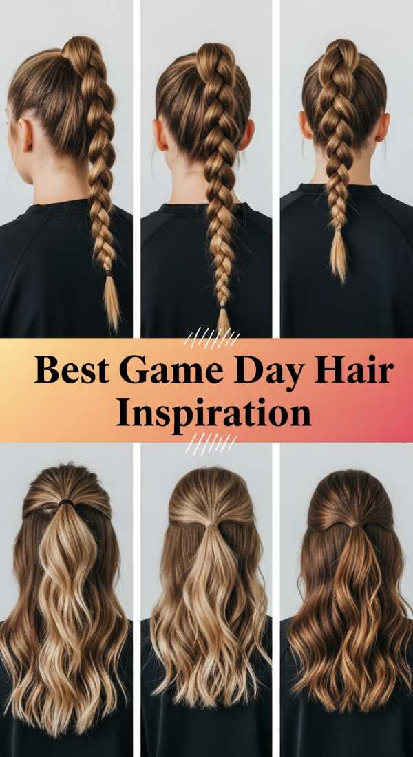 Best Game Day Hair Inspiration 69eb9667cd78b