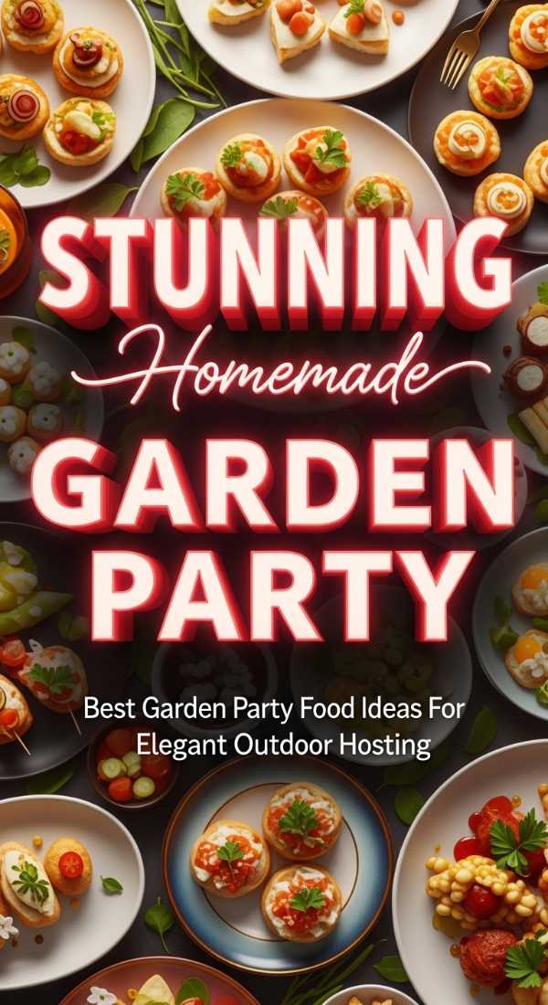 Best Garden Party Food Ideas For Elegant Outdoor Hosting 69dde5ddd66ba