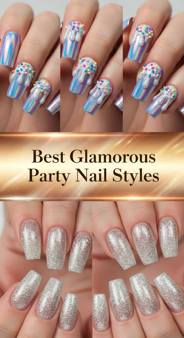 Best Glamorous Party Nail Styles 69e4e49cd8cd8