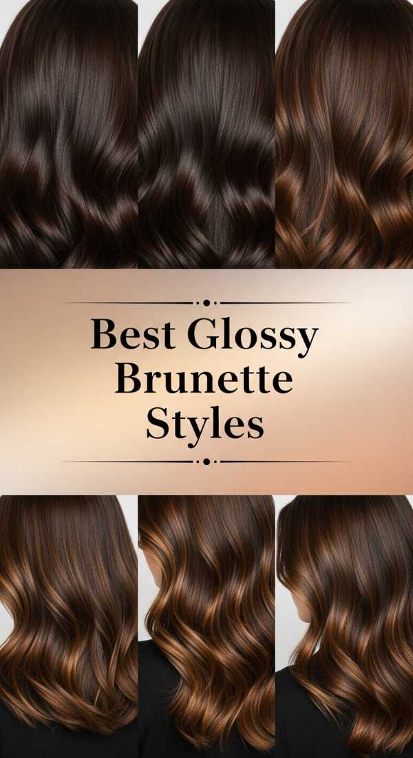 Best Glossy Brunette Styles 69e33a06262fb