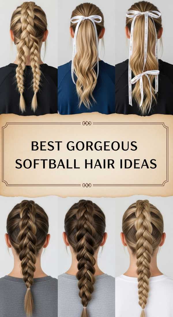 Best Gorgeous Softball Hair Ideas 69f261e793290