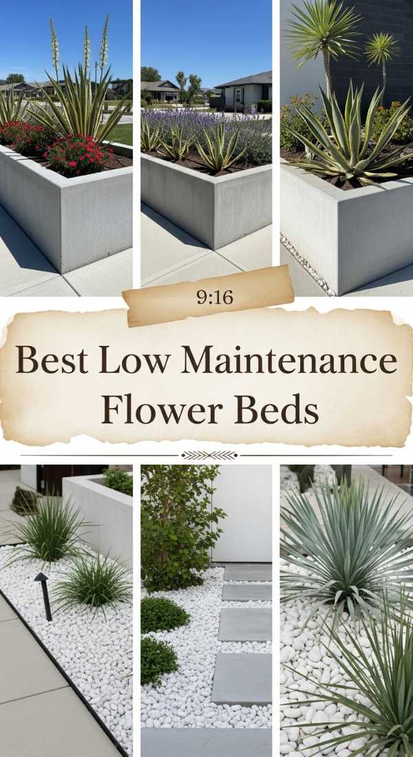Best Low Maintenance Flower Beds 69df43e2a8843