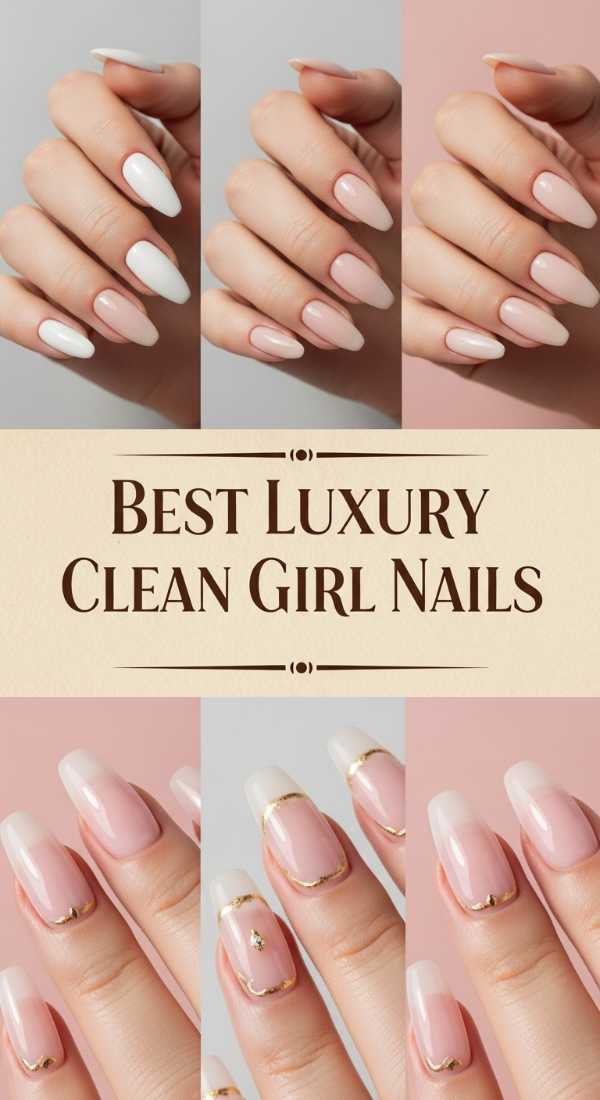 Best Luxury Clean Girl Nails 69e72cbb5184b