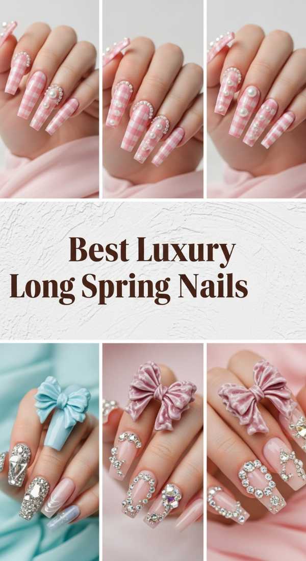 The Ultimate Spring Nail Lookbook: From Pastels to Petals Best Luxury Long Spring Nails 69df3acd8f284