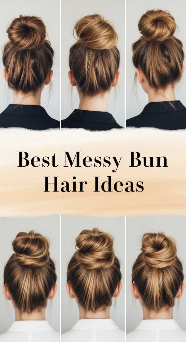 Best Messy Bun Hair Ideas 69e33a0cb071e