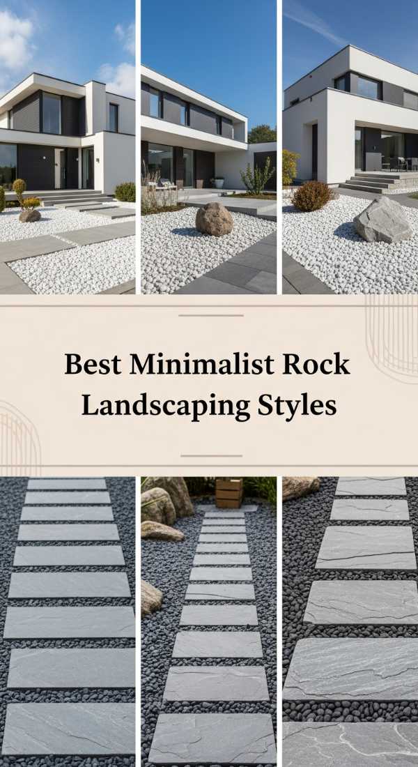 Best Minimalist Rock Landscaping Styles 69efa264567d8