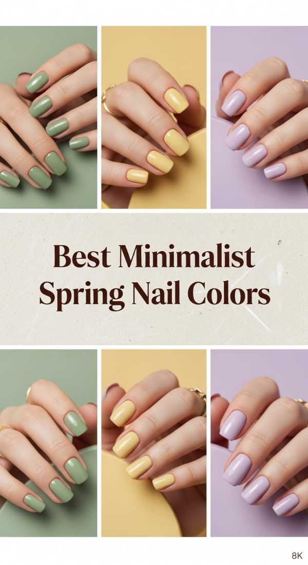 Best Minimalist Spring Nail Colors 69df3abf2e985