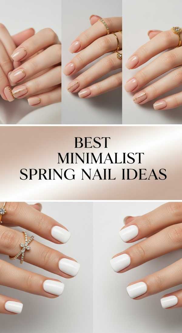 Best Minimalist Spring Nail Ideas 69de458793164