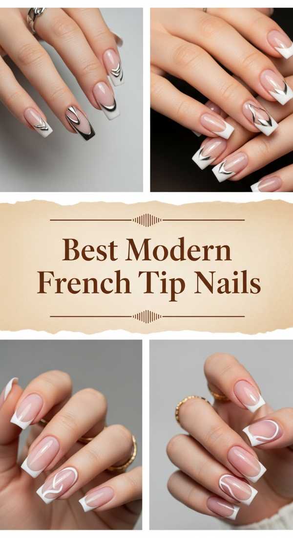 Best Modern French Tip Nails 69eb7275d7c10