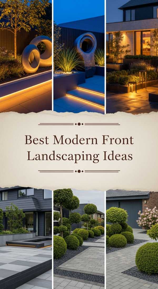 Best Modern Front Landscaping Ideas 69e64c67ac357