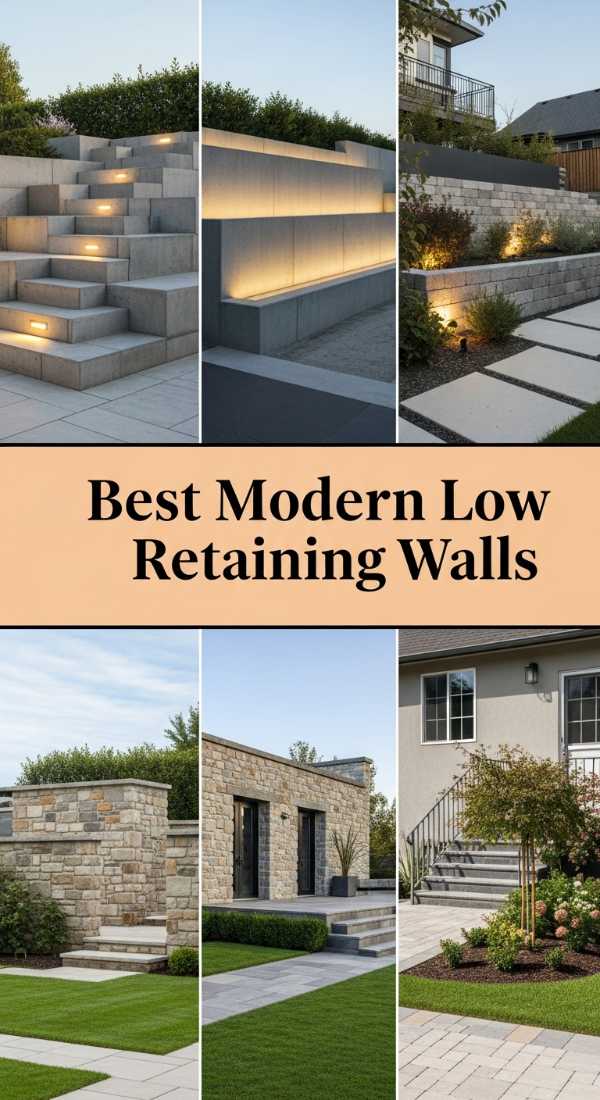 Best Modern Low Retaining Walls 69df43e324897