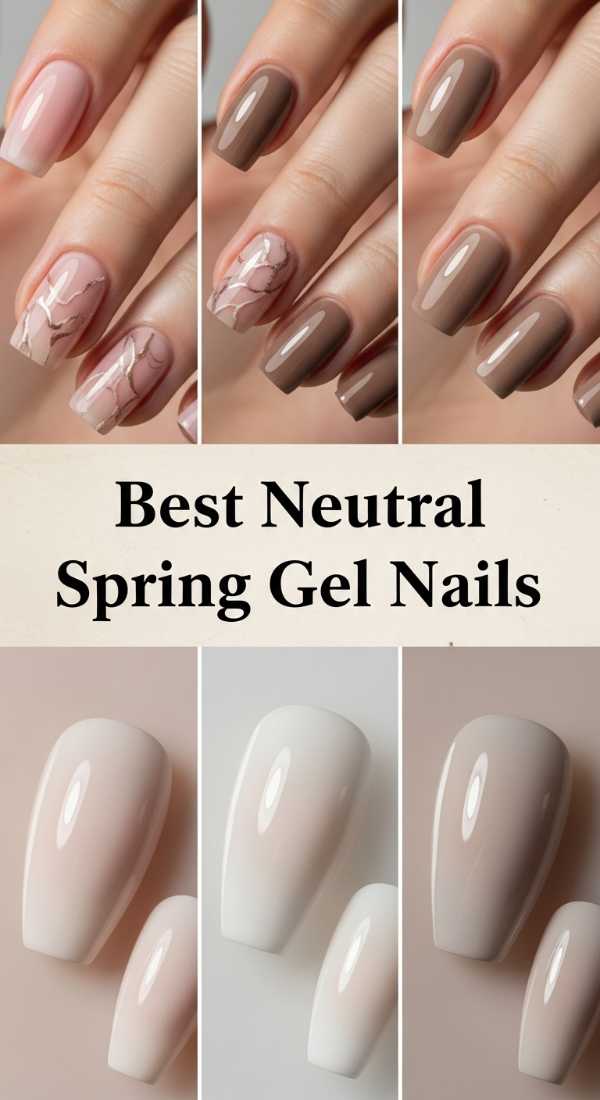 Best Neutral Spring Gel Nails 69f24a932b299