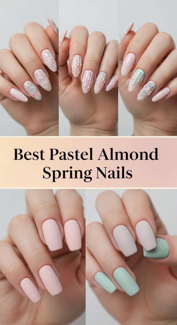 Best Pastel Almond Spring Nails 69e4e49f559e8