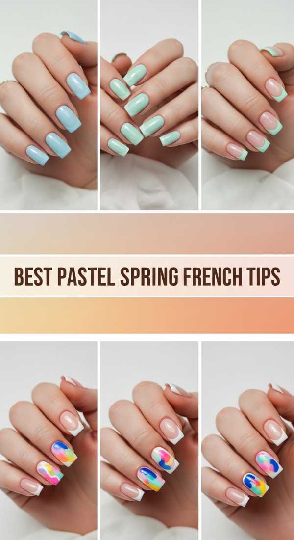 Best Pastel Spring French Tips 69e4e4aeb06e8