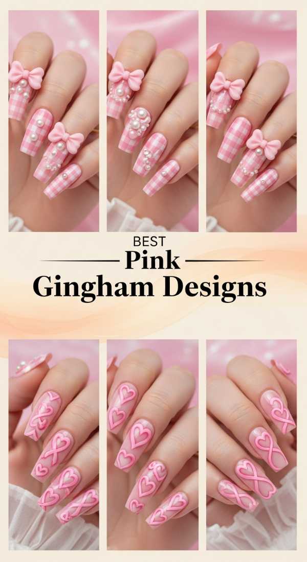 Best Pink Gingham Designs 69eb727367cfb