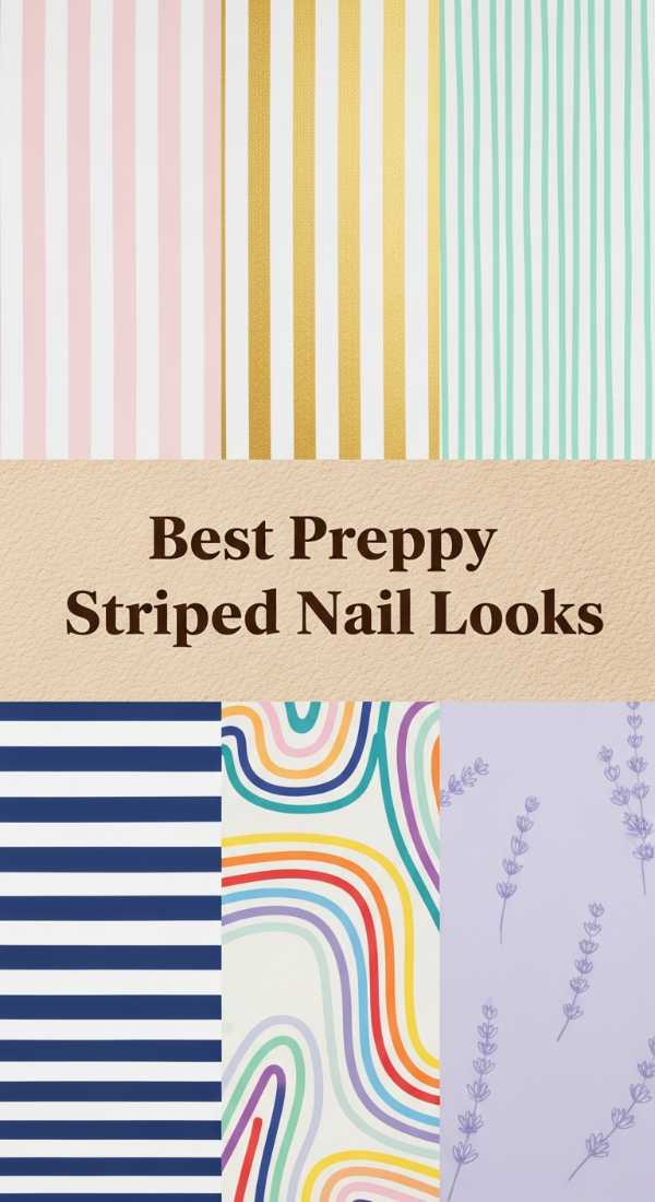 Best Preppy Striped Nail Looks 69ecf895aaa54