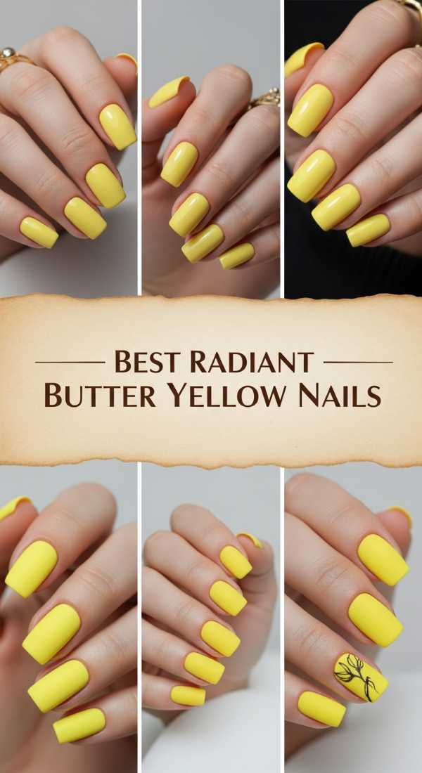 Best Radiant Butter Yellow Nails 69e905b80d38f