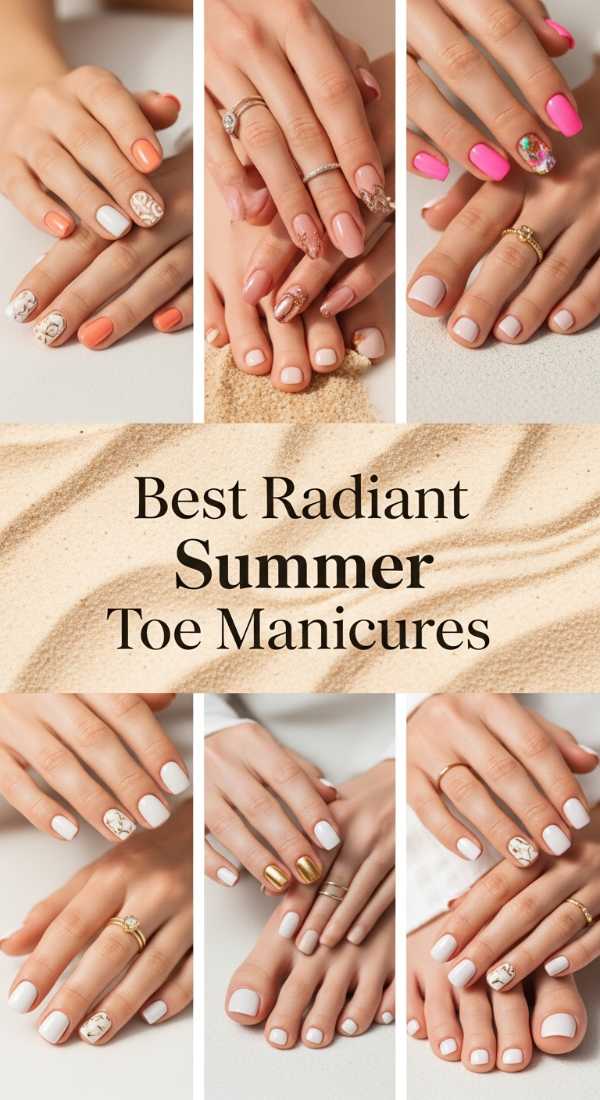 Best Radiant Summer Toe Manicures 69ef3c7993fa3
