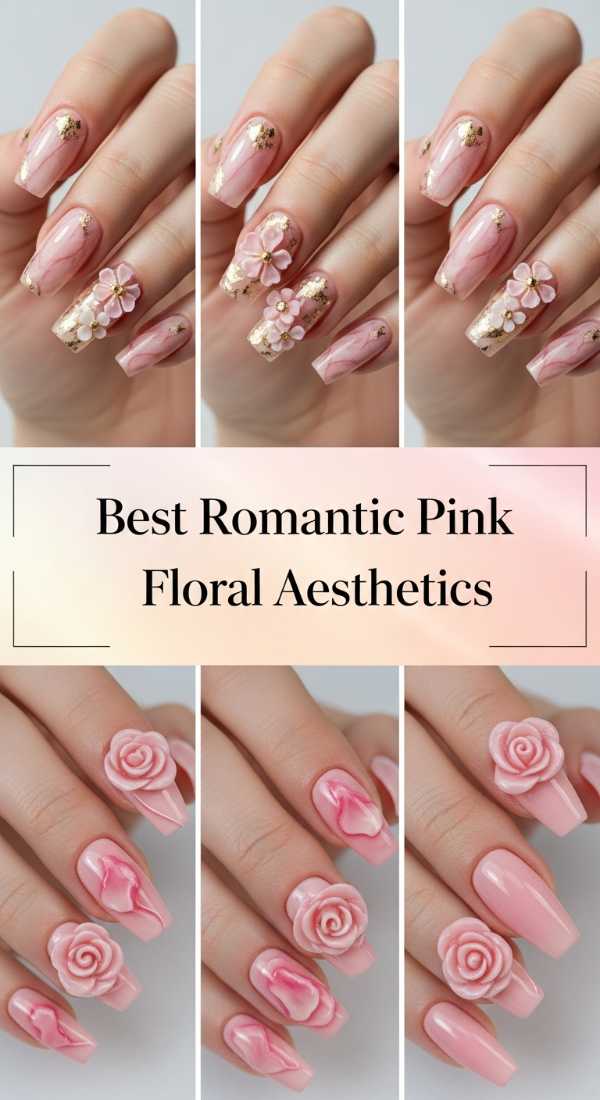 Best Romantic Pink Floral Aesthetics