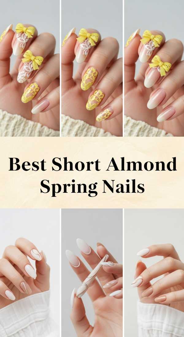 Best Short Almond Spring Nails 69e4e4acee1f8
