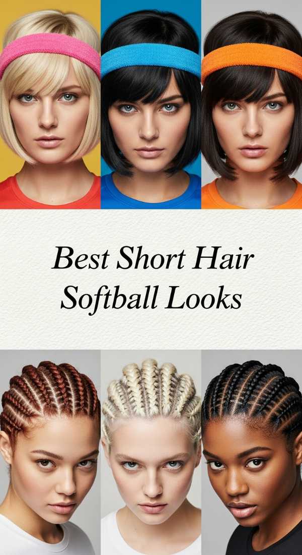 Best Short Hair Softball Looks