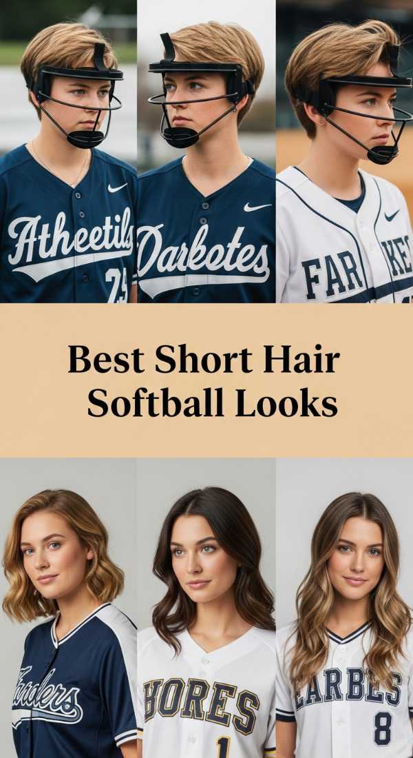Best Short Hair Softball Looks 69f262bb787af