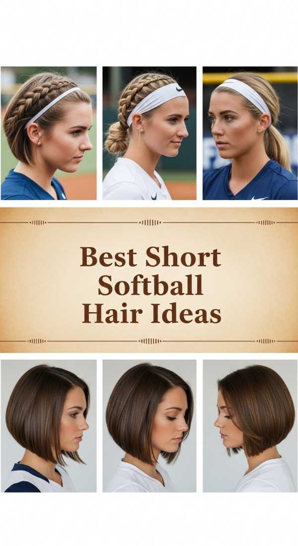 Best Short Softball Hair Ideas 69eb965e2b5d0