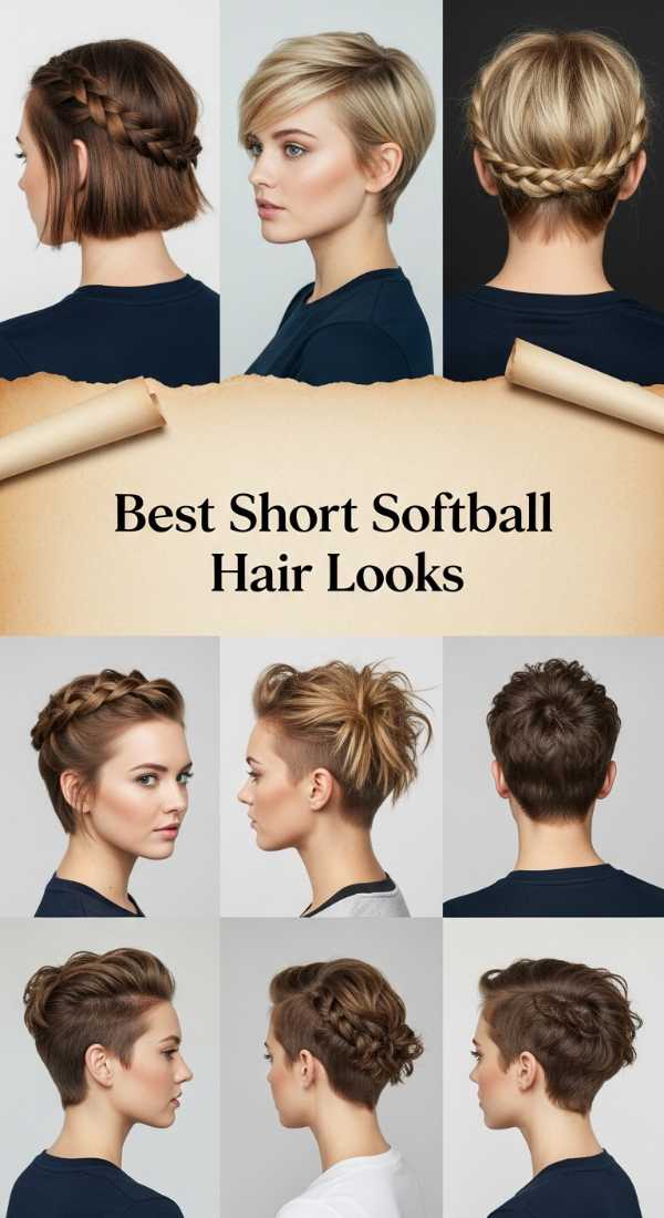 Best Short Softball Hair Looks