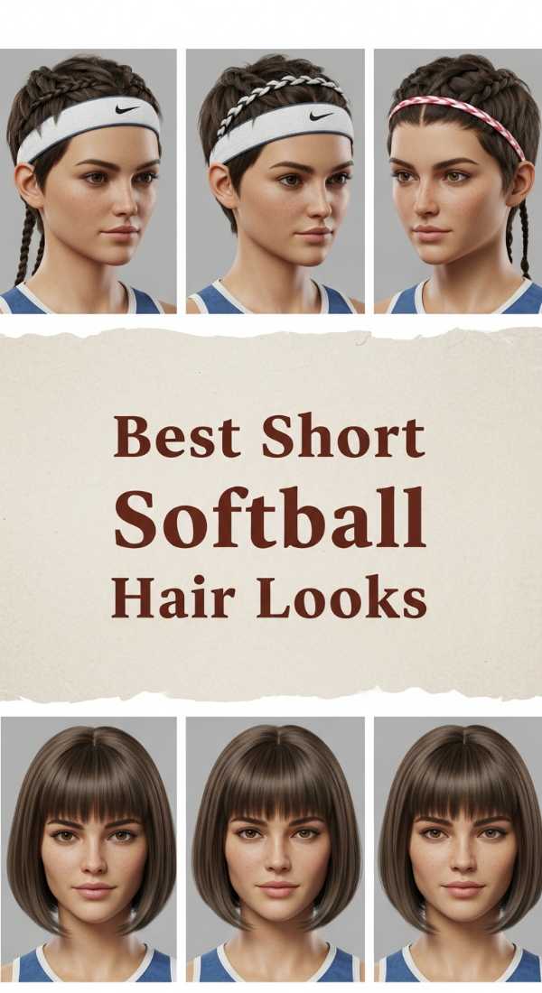 Best Short Softball Hair Looks 69e9cd1234ba9