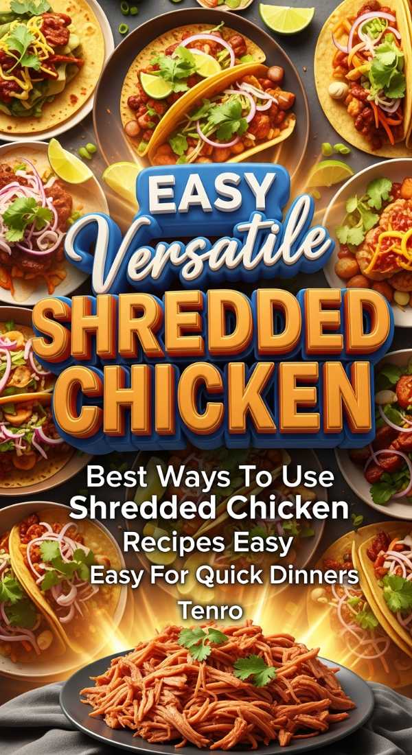 Best Shredded Chicken Recipes Easy For Meal Prep 69e4a6f958153