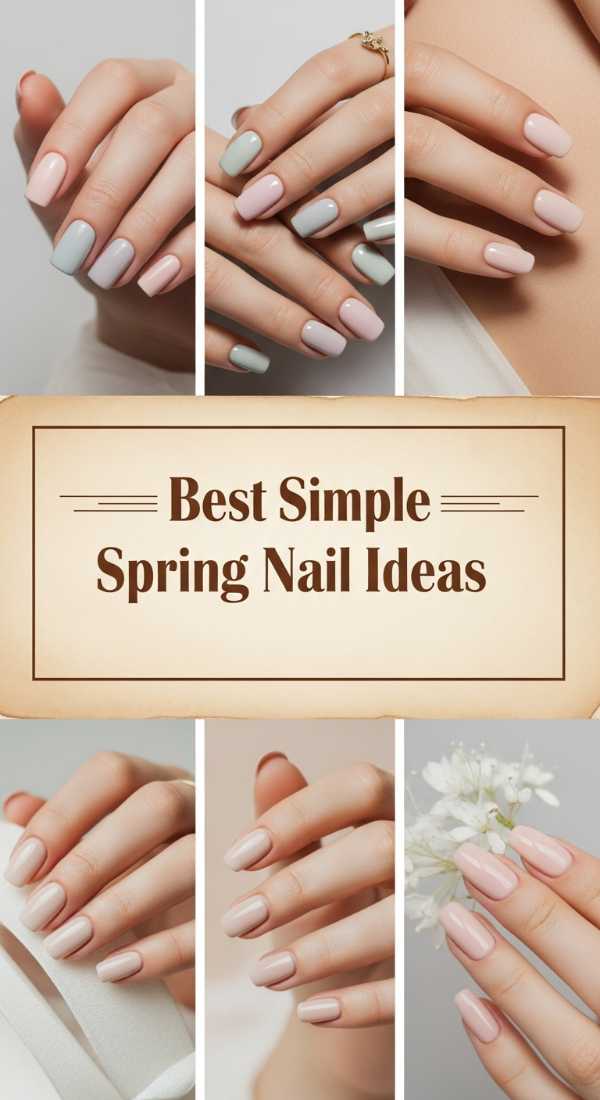Best Simple Spring Nail Ideas 69ecf74cc5929
