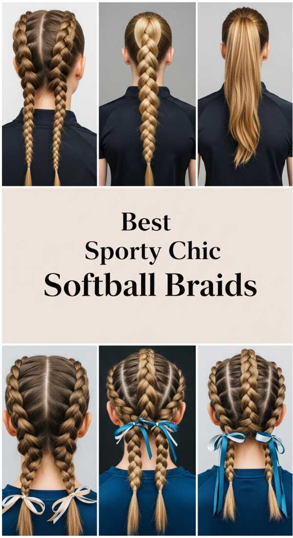Best Sporty Chic Softball Braids 69ef493181fec