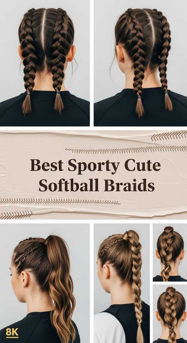 Best Sporty Cute Softball Braids 69ef4a2c70b9e