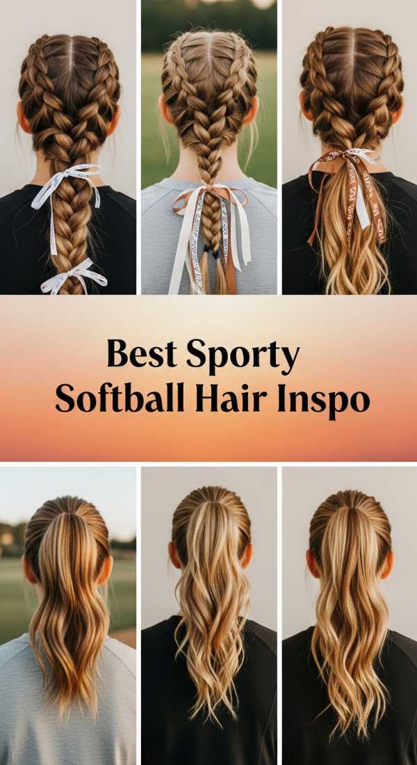 Best Sporty Softball Hair Inspo 69f33d77e338a